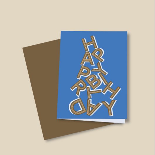 ハッピーバースデーの美的なパーソナライズグリーティングカード シーズンカード