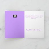 ハッピーバースデーの義母 カード (内部)