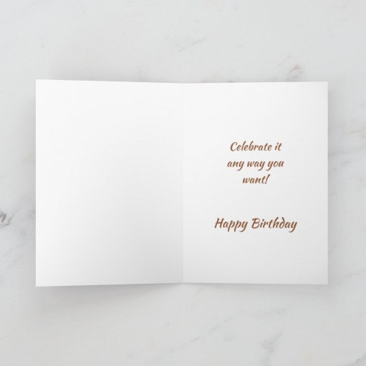 ハッピーバースデーの義理の娘はおもしろいな猫を祝います カード (内部)