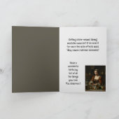 ハッピーバースデーの老薬の入手 カード (内部)