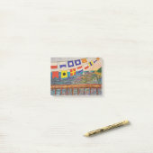 ハッピーバースデーの航海のなシグナルフラグ ポストイット (デスク上)