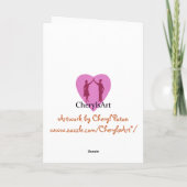 ハッピーバースデーの若手馬のカード カード (裏面)