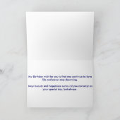 ハッピーバースデーの郵便はがき カード (内部)