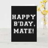 ハッピーバースデーの郵便はがき カード (黄色い花)