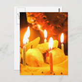 ハッピーバースデーの郵便はがき ポストカード (正面/裏面)