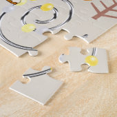 ハッピーバースデーの願いドッグカップケーキジグソーパズル ジグソーパズル (側面)