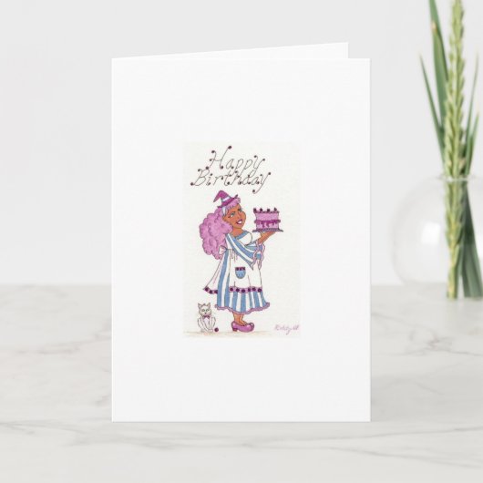 ハッピーバースデーの魔法使いカード カード (正面)