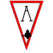 ハッピーバースデーの鳥の旗 バンティングフラッグ (第3の旗)