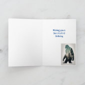 ハッピーバースデーの1種類のサスカッチビッグ足 カード (内部)