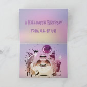 ハッピーバースデーのFrankieカード カード (内部)