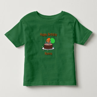 ハッピーバースデーのNonnoのイタリアンな祖父の誕生日Desi トドラーTシャツ