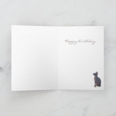 ハッピーバースデーのsphynx カード (内部)