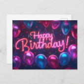 ハッピーバースデーはがき シーズンポストカード (正面/裏面)