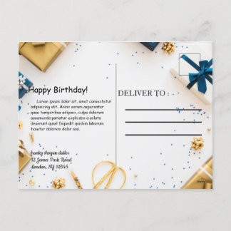 ハッピーバースデーはがき シーズンポストカード