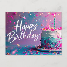 ハッピーバースデーはがき