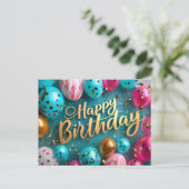 ハッピーバースデーはがき シーズンポストカード (スタンド正面)