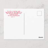 ハッピーバースデーはがき ポストカード (裏面)