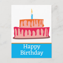 ハッピーバースデーはがき ポストカード