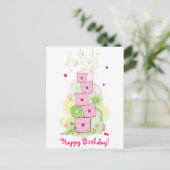 ハッピーバースデーはがき! ポストカード (スタンド正面)