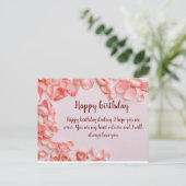 ハッピーバースデーはがき ポストカード (スタンド正面)