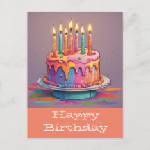 ハッピーバースデーはがき