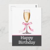 ハッピーバースデーはがき ポストカード (正面/裏面)