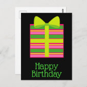 ハッピーバースデーはがき ポストカード (正面/裏面)