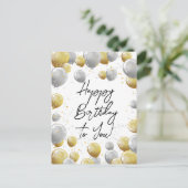 ハッピーバースデーはがき ポストカード (スタンド正面)