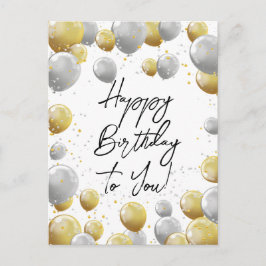 ハッピーバースデーはがき ポストカード