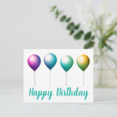 ハッピーバースデーはがき ポストカード (スタンド正面)