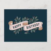 ハッピーバースデーはがき ポストカード (正面)