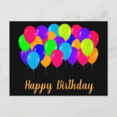 ハッピーバースデーはがき ポストカード (正面)