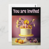 ハッピーバースデーはがき ポストカード (正面/裏面)