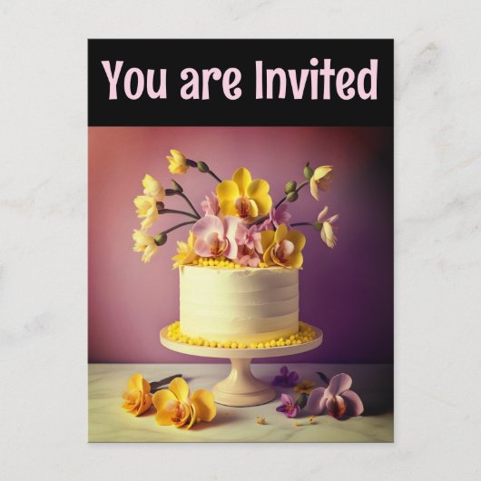 ハッピーバースデーはがき ポストカード (正面)