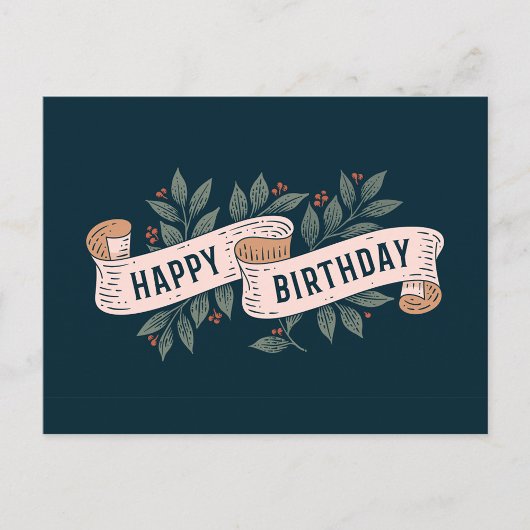 ハッピーバースデーはがき ポストカード