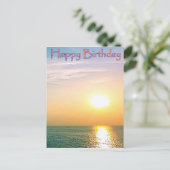 ハッピーバースデーはがき ポストカード (スタンド正面)