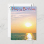 ハッピーバースデーはがき ポストカード (正面/裏面)