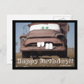 ハッピーバースデーはがき ポストカード (正面/裏面)