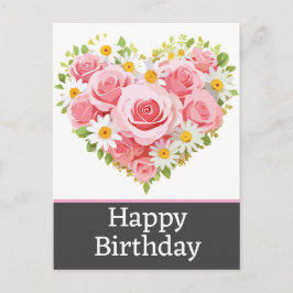 ハッピーバースデーはがき ポストカード