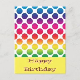 ハッピーバースデーはがき ポストカード