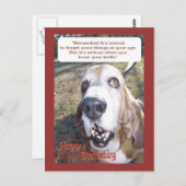 ハッピーバースデーはがき ポストカード (正面/裏面)