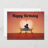 ハッピーバースデーはがき  ポストカード (正面/裏面)