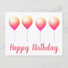 ハッピーバースデーはがき ポストカード
