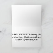 ハッピーバースデーはク恋しく思リスマスに! シーズンカード (内部)