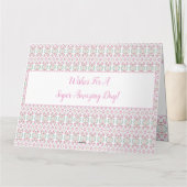 ハッピーバースデーはグリーティングカードのみ カード (裏面)