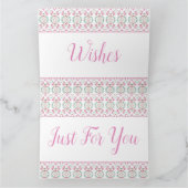 ハッピーバースデーはグリーティングカードのみ カード (内部)