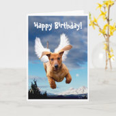 ハッピーバースデーはマイケル・バーク・エンジェルからだった。 カード (黄色い花)