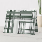 ハッピーバースデーは兄最高のに対して カード (裏面)