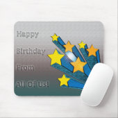 ハッピーバースデーは全米の星 マウスパッド (マウス)