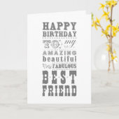 ハッピーバースデーは友**に最高の届く** カード (黄色い花)